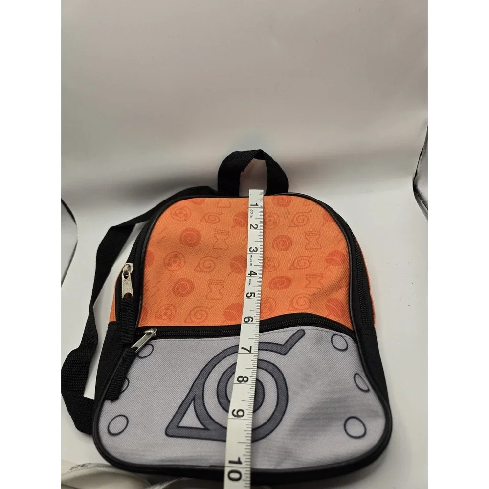 Bioworld Naruto Shippuden Mini Backpack Orange Grey Hidden Leaf Village Anime